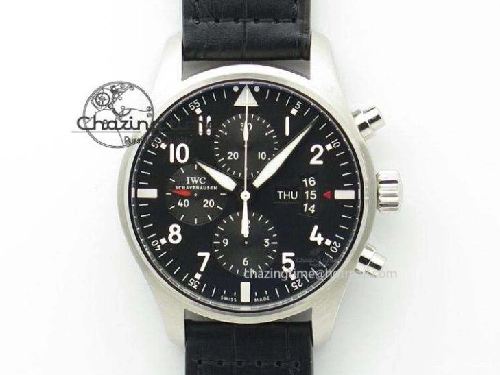 MIROTIME 0519 Classic PILOT IW389001 ZF 1:1 Best Edition Ceramic Case Green Dial on Green Nylon Strap A7750 (Function Same As Genuine) 7160